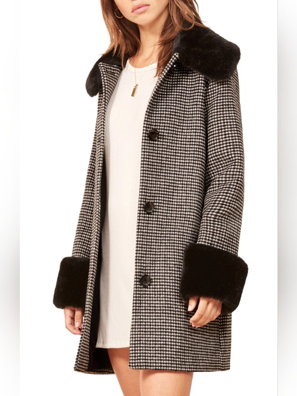 ISO: Reformation Lucille Coat
